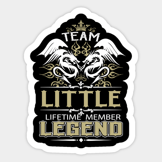 Little Name T Shirt -  Team Little Lifetime Member Legend Name Gift Item Tee Sticker by yalytkinyq